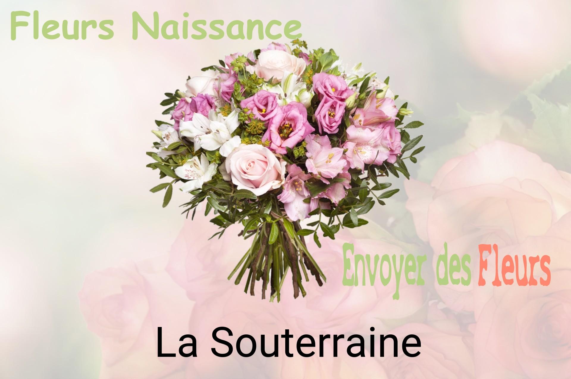 Bouquet de fleurs de naissance livré à La Souterraine
